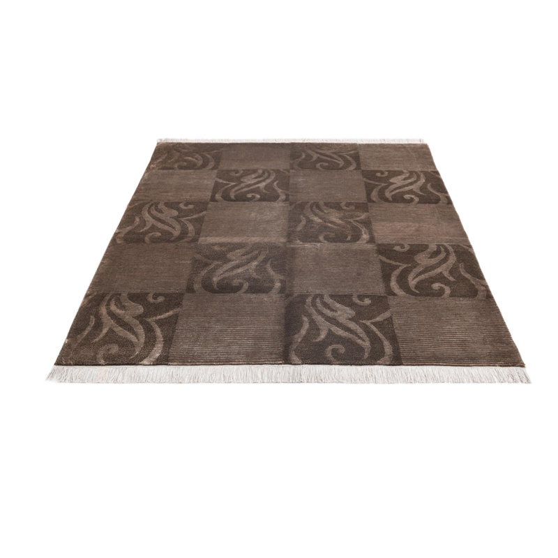 Tapis brun chocolat Outen