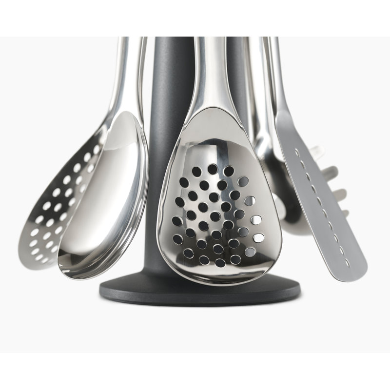 Joseph Joseph Elevate 6-Piece Stainless Steel Utensil Set with Carousel