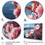  «Cherry Blossum, mont Fuji, réflexions, Japon II - montagnes, lac, art mural