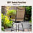 2 - Person Rectangular Outdoor Dining Set With Cushions