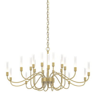 Lustre classique / traditionnel à 20 lumières de style bougie Lisse