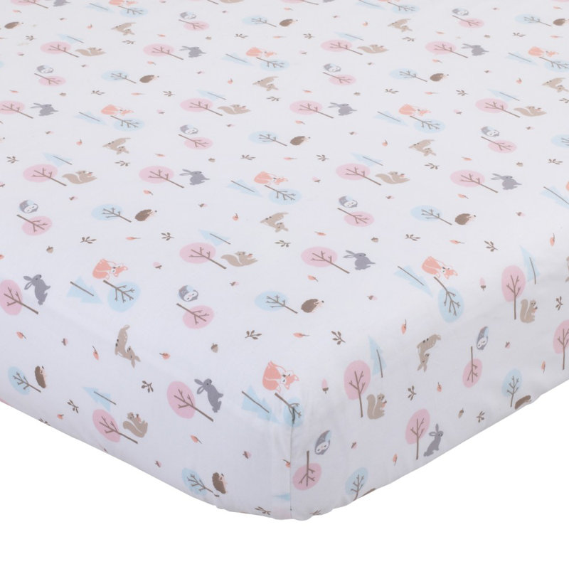 Animals 100% Polyester Microfiber - Piece Fitted Sheet, 28" x 52"