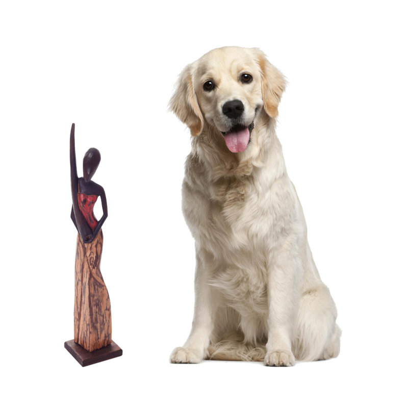Artisan of Woman with Didgeridoo Statue