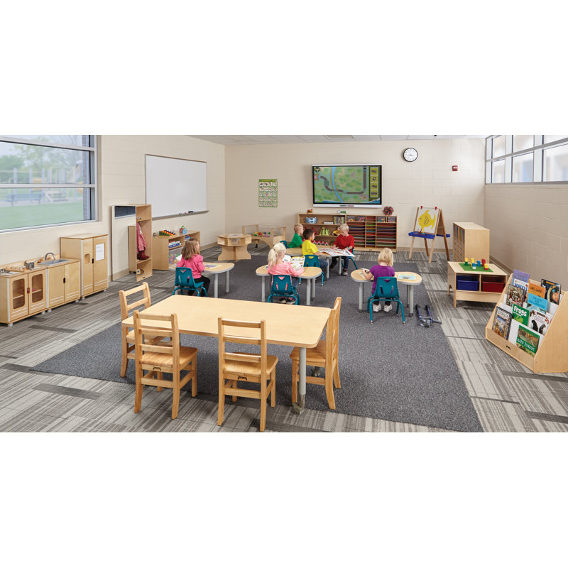 Tables d'activités Berries, H 31 po x L 36 po x l 24 po, Érable, Érable