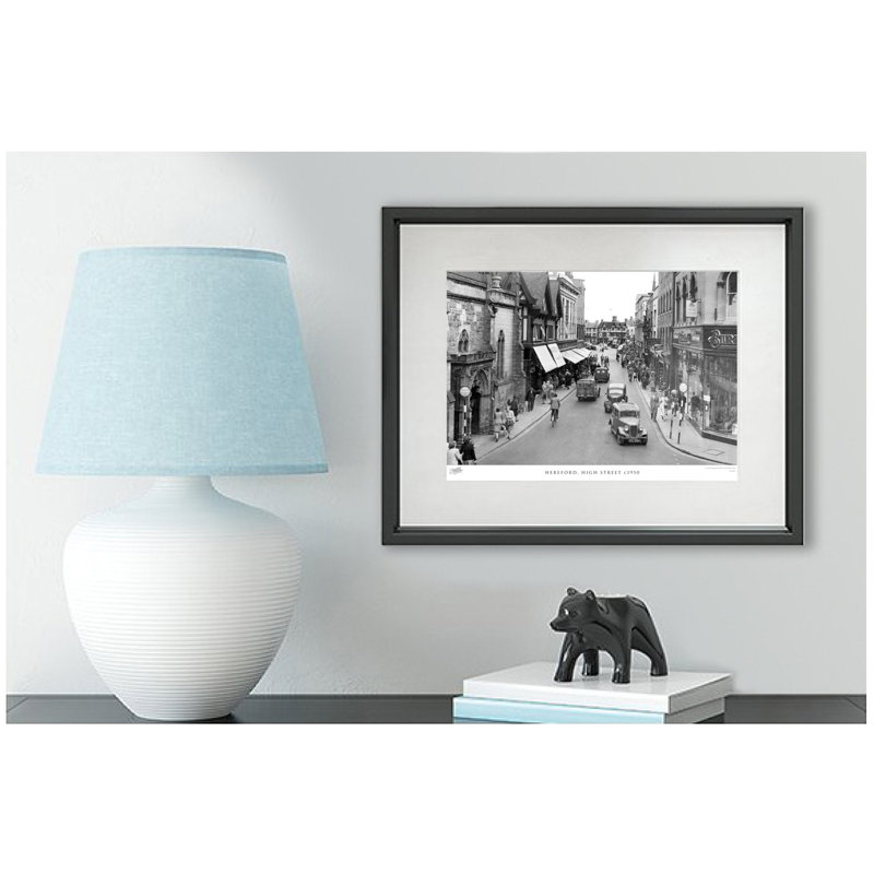 Hereford, High Street C1950 by Francis Frith - Single Picture Frame Print, 60cm H x 80cm W x 2.3cm D