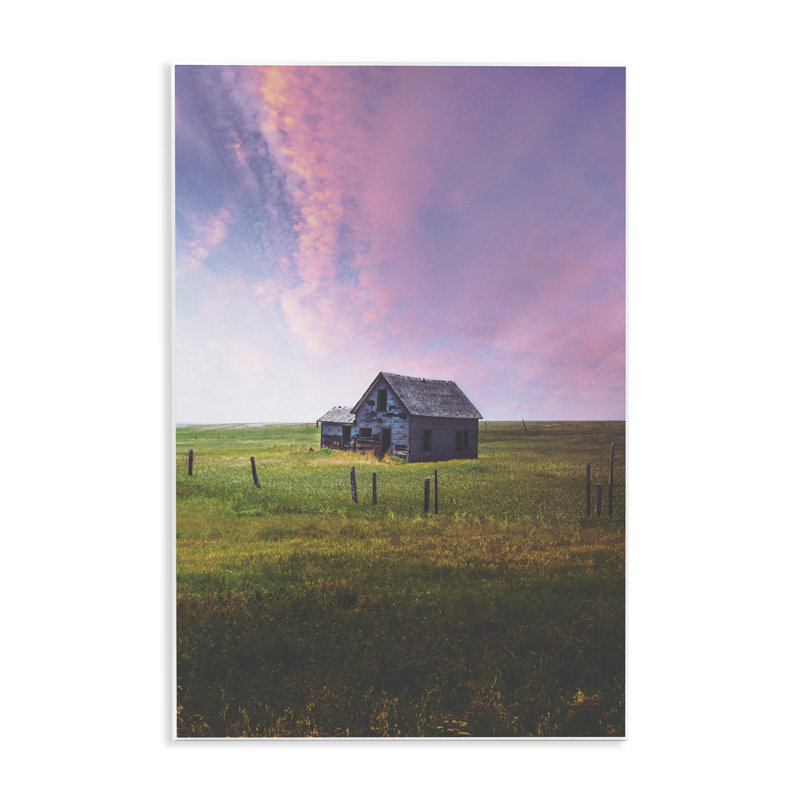 Plaque murale Kinship Cottage & Pastel Sky, design par Annie Bailey Art, H 15 po x l 10 po