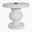 Table d'appoint pour l'extérieur avec base de parasol