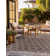 Hampstead Geometric Brown Indoor/Outdoor Area Rug
