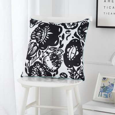 Floral Throw Pillow