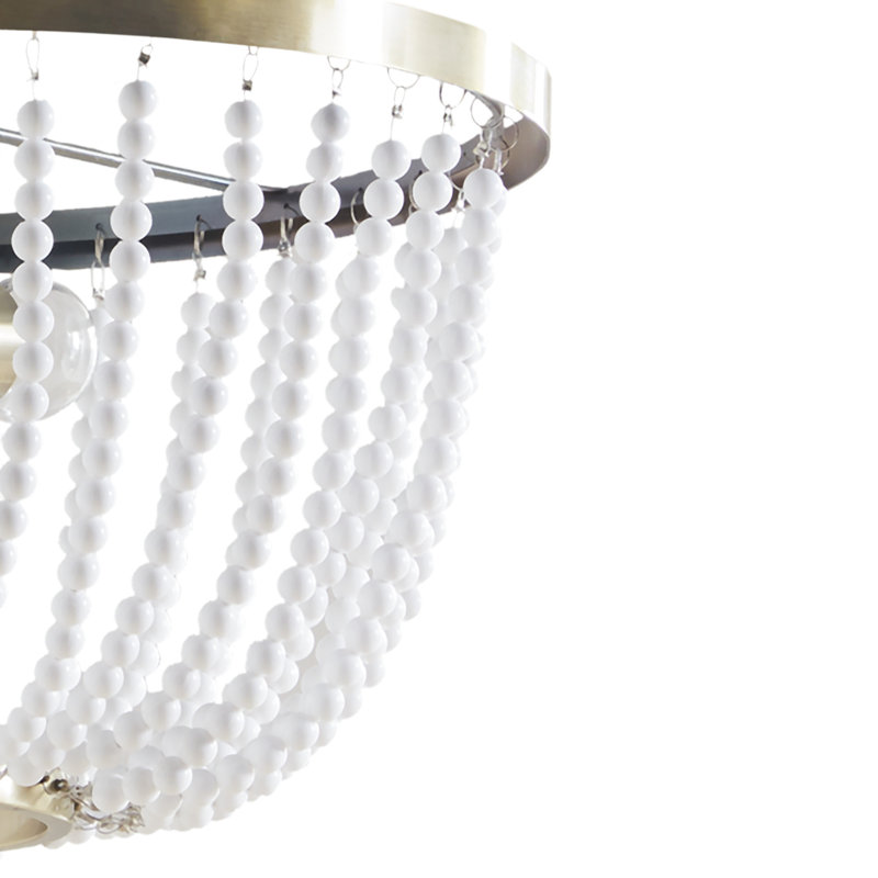 Melrose 2-Light Modern Beaded Chandelier