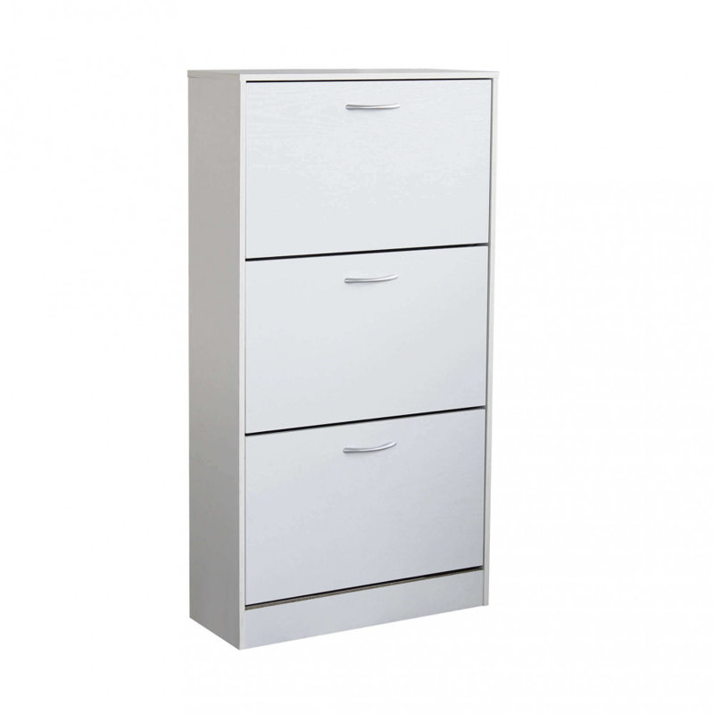 12 Pair Shoe Storage, White