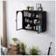 Armoire murale avec portes en verre 27,56 po avec rangement à trois niveaux-106349529-106349531