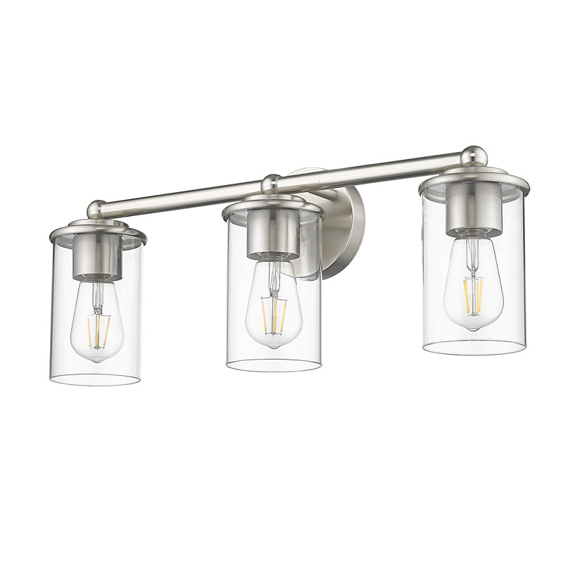 Cheetham 3 - Light Dimmable Vanity Light, Brushed Nickel