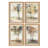 Indian Summer 4-Piece Landscape Framed Print Set