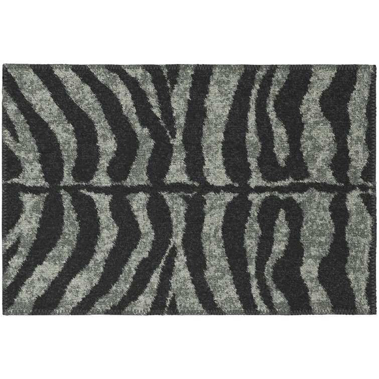 Washable Animal Print Rug