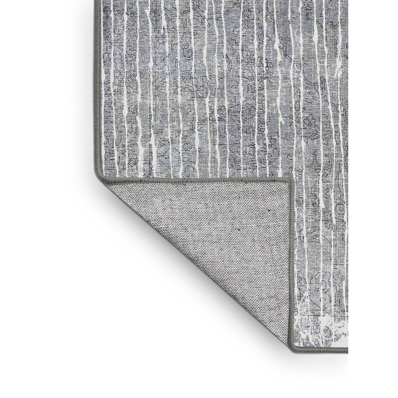 Tapis oriental multicolore tissé à la machine Oriental, Rectangle 2 pi x 4 pi
