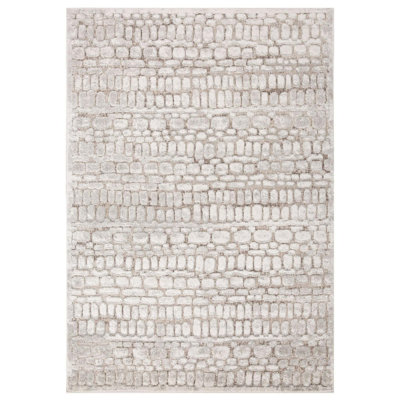 Modern Geometric Shapes Area Rug