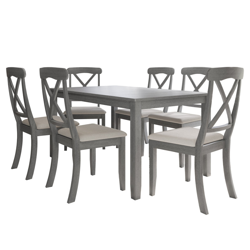 Ensemble repas 6 personnes Ocossio, Gris