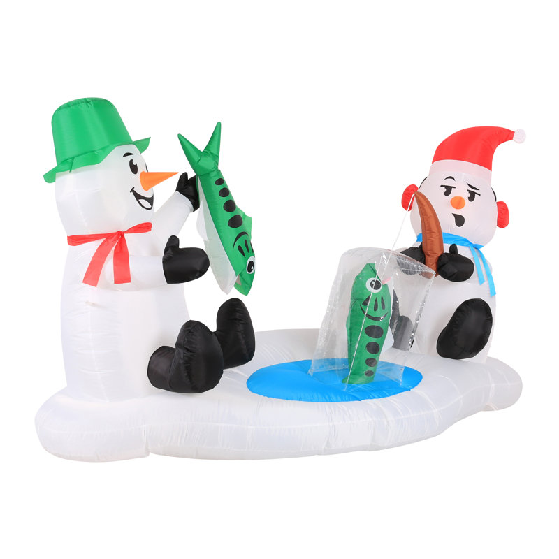 Pêche sur glace gonflable