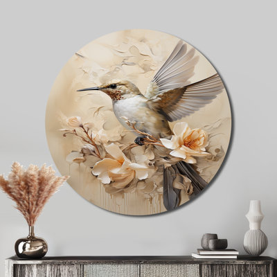 Denain - Animals Round Metal Wall Art