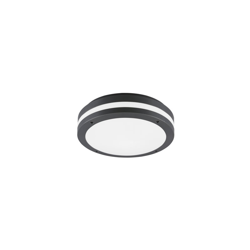 Brij 1-Light 30cm LED Integrated Flush Mount, Anthracite