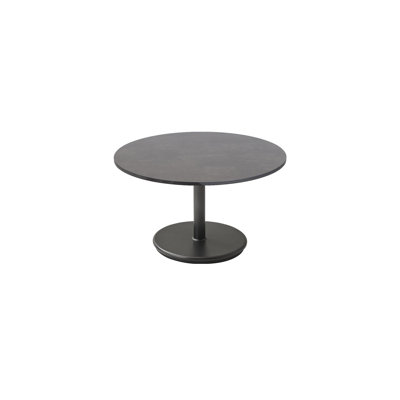 Round Metal Outdoor Coffee Table , 27.6'' in. W 27.6'' in. D