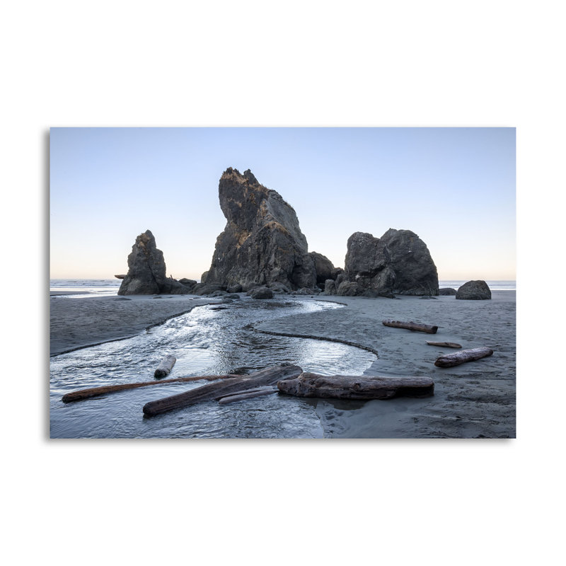 « ruby beach matin i », reproduction de photo, H 24 po x l 36 po x P 0,01 po, Papier