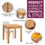 Madelynn 2 - Person Solid Oak Dining Set-101956046-129994708