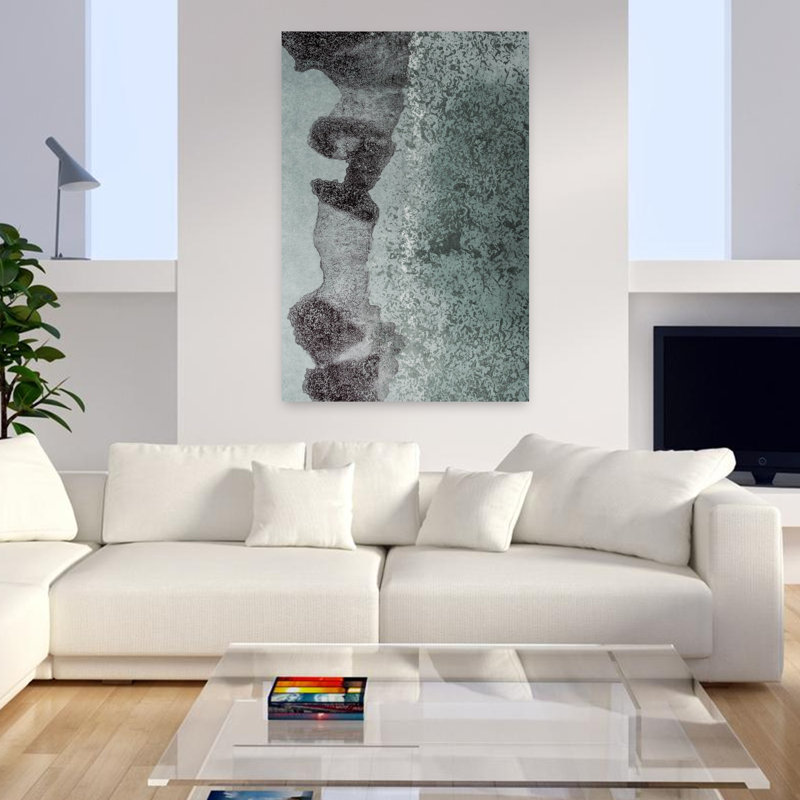 Art contemporain contemporain abstrait, H 48 po x l 32 po