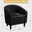 Boucle Club Chair Combining Contemporary and Traditional Design-427047285