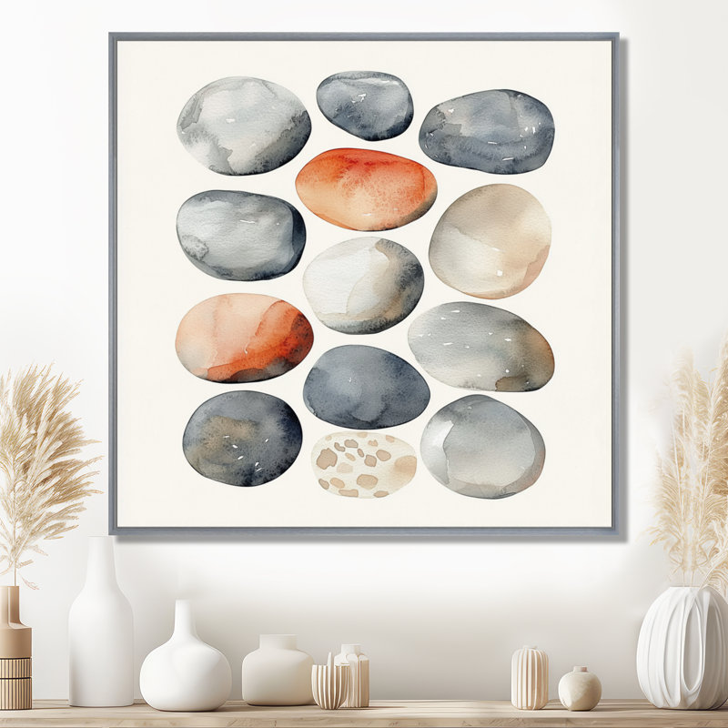 Nyda Energy Elegance Of Meditation Tower IV - art mural méditation, Impression encadrée flottante, Argent argent
