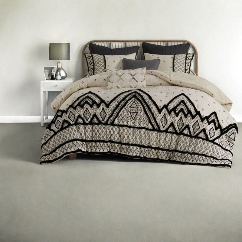 Modern Bedding Sets Cotton Flax Full Queen Boho Comfort For Home