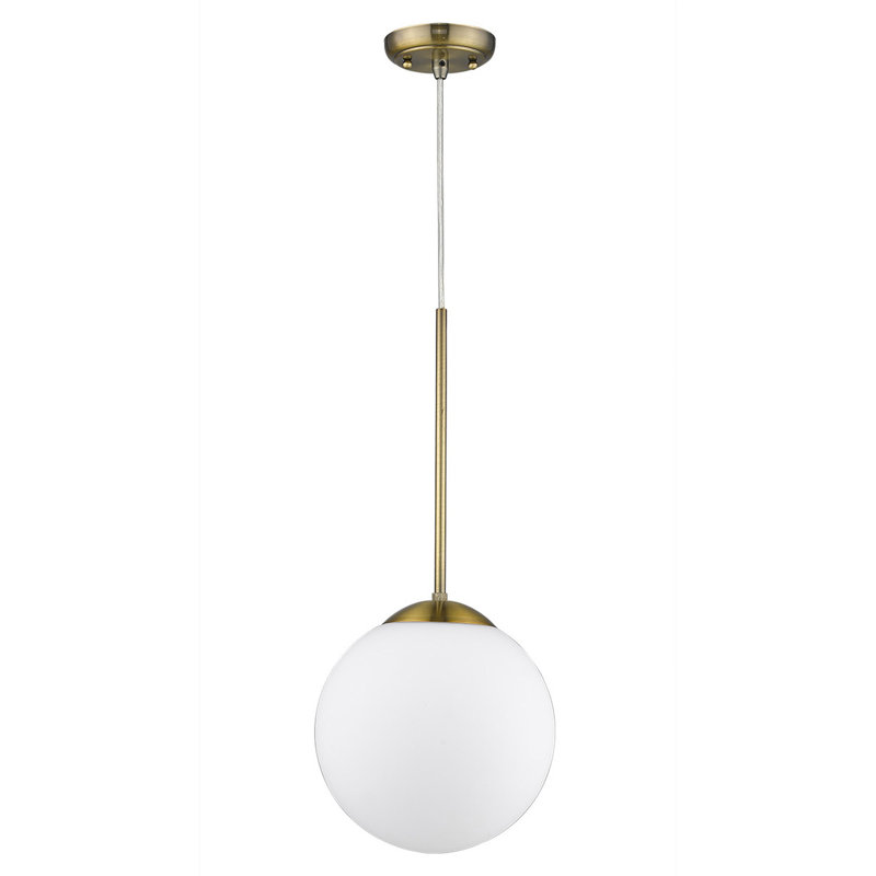 Luminaire sphère suspendu 1 lumières simple Hatmaker