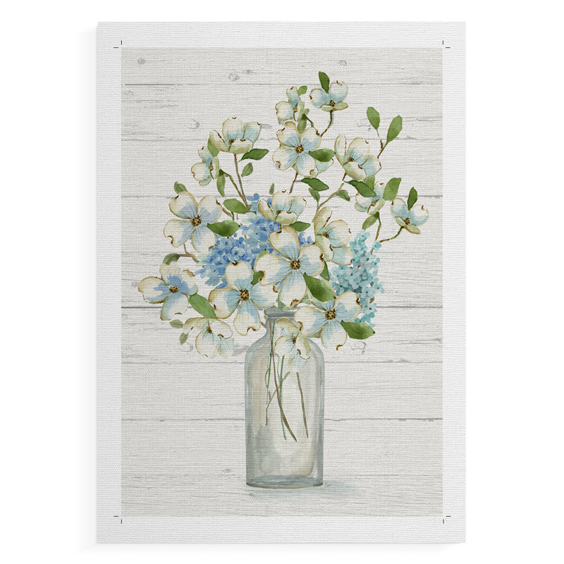 Dogwood Cluster II - Impression sur toile seulement - NON-CADRE, H 18 po x l 12 po
