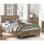 Grand lit au choix rustique, meubles en pin vieilli,