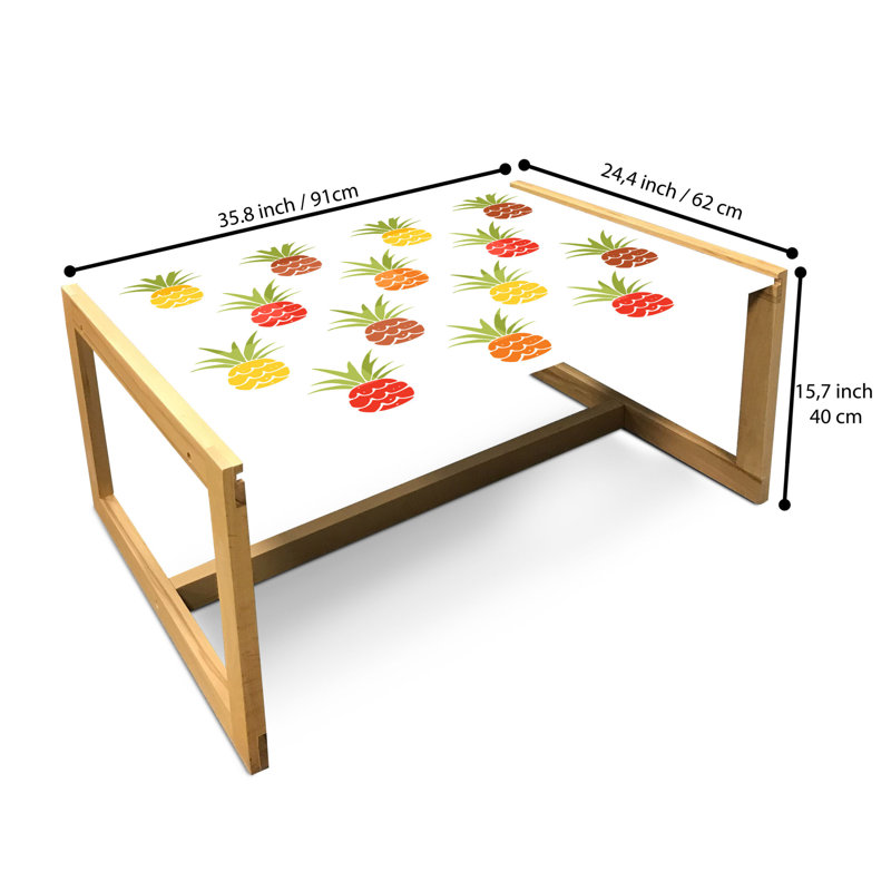 Ingebritt Sled Coffee Table, 90cm H x 62cm W x 40cm D
