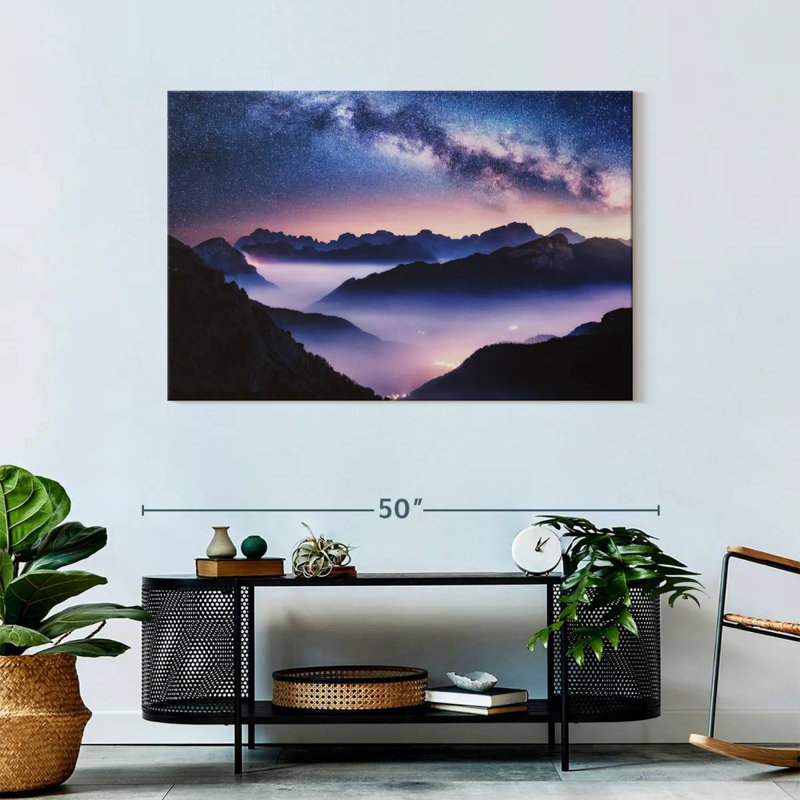 Oberle Bright Starry Night, 30" H x 45" W