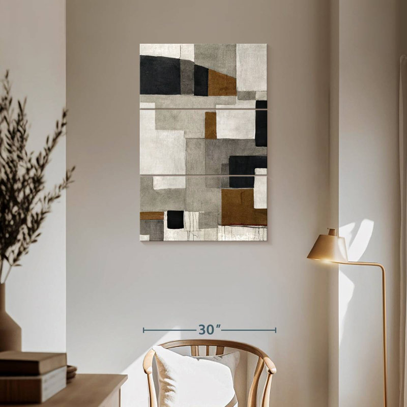 Avery Geometric Blocks I, 57" H x 36" W