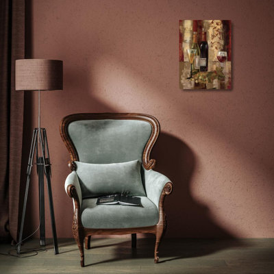 «Red Barrel Studio® Vassileva, Silvia», art sur toile tendue avec châssis: Graffiti et vin III