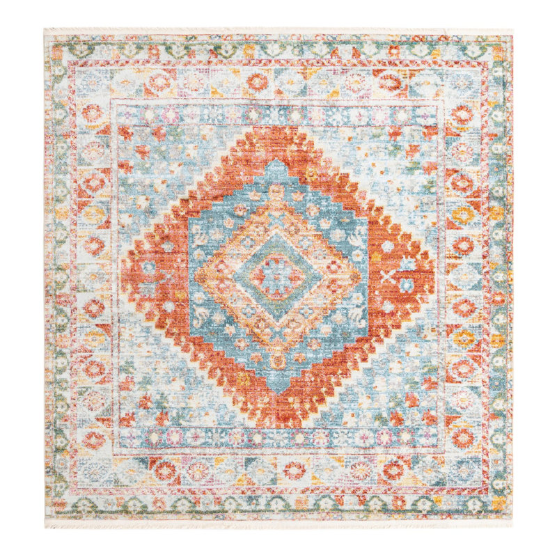 Haefner Oriental Indoor Rug, Square 8'2"