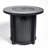 40000Btu Propane Fire Pit Table Outdoor, 30Inch With Lava Rocks Pit, 40000Btu, Stainless Steel