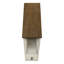 Table d'appoint, bout, table d'appoint, 2 niveaux, étroit, lampe, tiroir de rangement, placage, placage, transitionnel