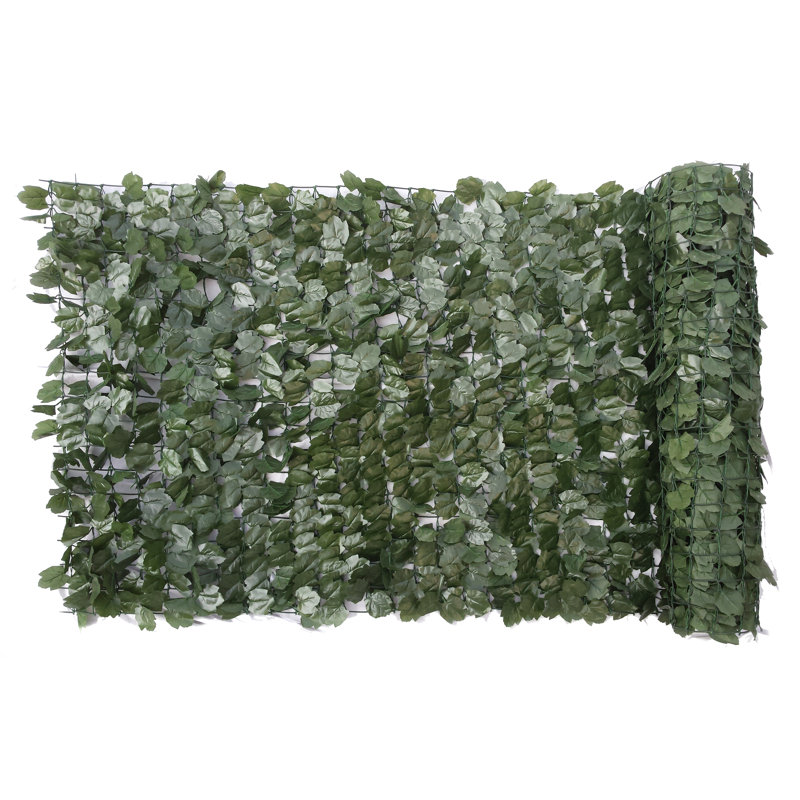 Naturae Decor Green Faux Ivy Privacy Screen for Outdoor Use