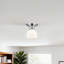 Plafonnier semi-encastré 1 lumière 6 po Cardiff-23982082