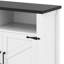 Buffet avec rangement, grand buffet avec tablettes réglables, 4 portes-1242447210