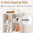 Bookcase w/Drawer, Multifunctional Open Bookshelf, Storage Organizer-129039331