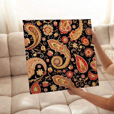 Abstract Bohemian Paisleys VI Bohemian Unframed Art Print