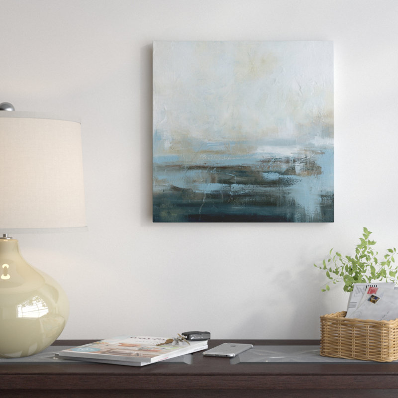 " Morning Abstract ", 16" H x 16" W x 1.5" D, Wrapped Canvas