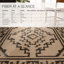 Tapis beige / noir en jute tissé à plat à la main Louie Southwestern-993724589