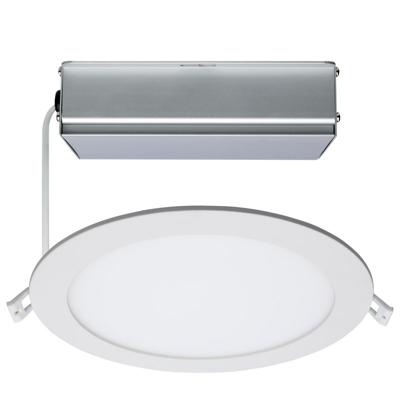 8.86" Ultra Slim Selectable CCT Remodel LED Canless Recessed Lighting Kit